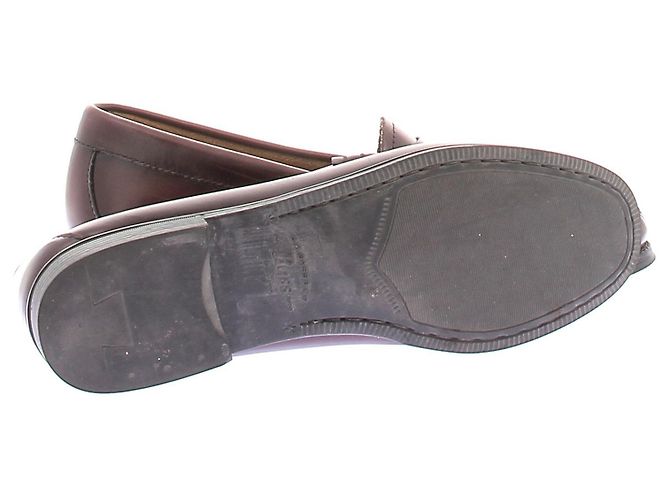 Autre Marque Mocasines de cuero "Lincoln Penny" Burdeos - vista 7
