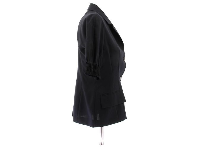 Nina Ricci Mischwolljacke Schwarz - Ansicht 3