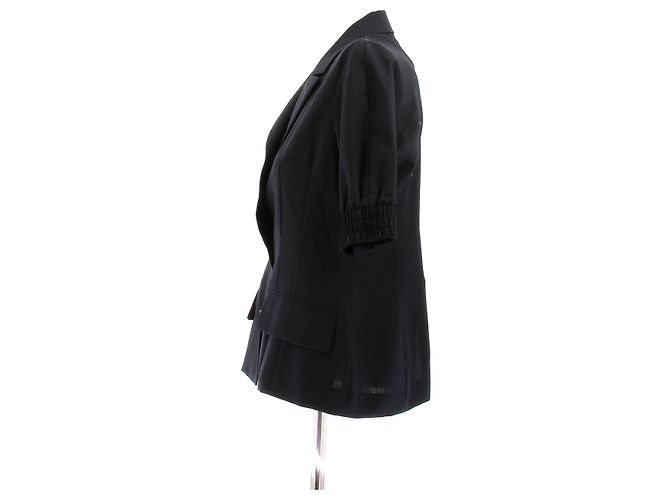 Nina Ricci Mischwolljacke Schwarz - Ansicht 4