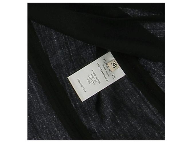 Nina Ricci Mischwolljacke Schwarz - Ansicht 6