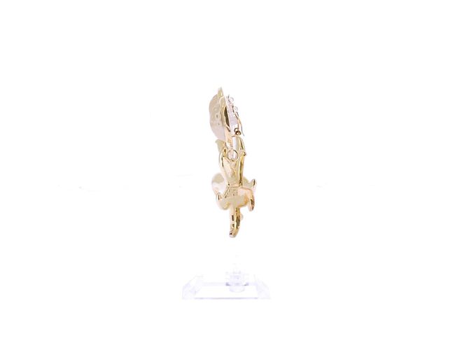 Autre Marque Orecchini a clip "Mermaid Clip" D'oro - vista 3