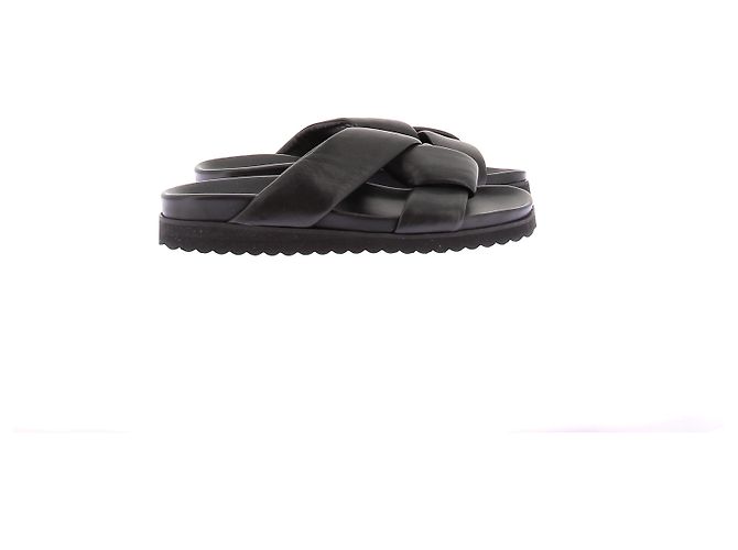 Autre Marque Sandali in pelle "OBI" Nero - vista 2