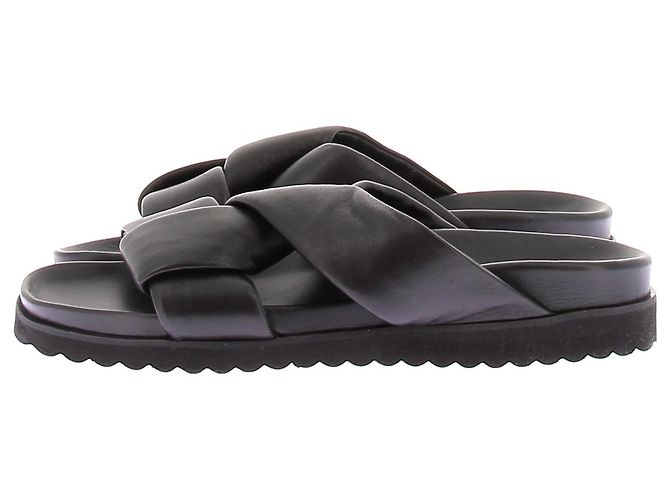 Autre Marque Sandali in pelle "OBI" Nero - vista 3