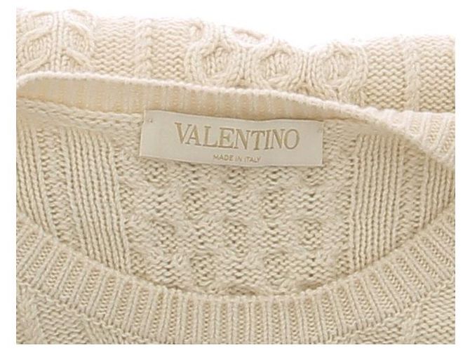 Valentino Garavani Suéter de lã misturada Camelo - vista 5