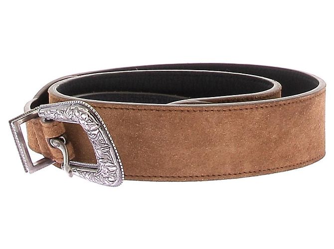 Saint Laurent Wildledergürtel Braun 90 cm - Ansicht 5