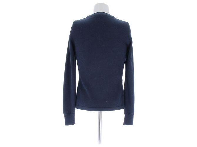 Loro Piana Gesteppte Zip-Jacke Marineblau Größe 38 - Ansicht 2