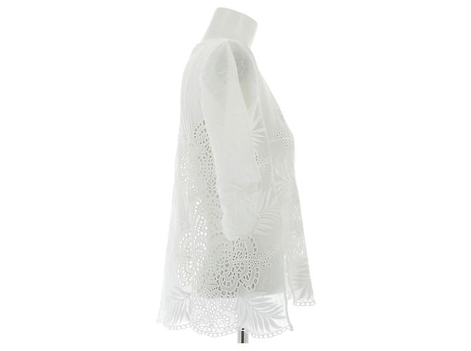 Stella Mc Cartney Blusa Stella McCartney Blanca de Algodón Blanco - vista 3