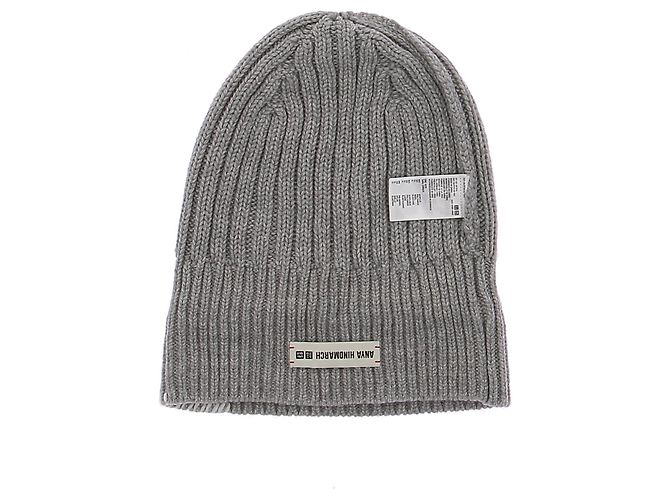 Anya Hindmarch x Uniqlo Grey Beanie - view 3
