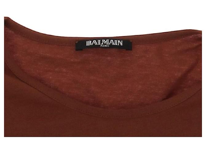Balmain Canotta marrone - vista 5