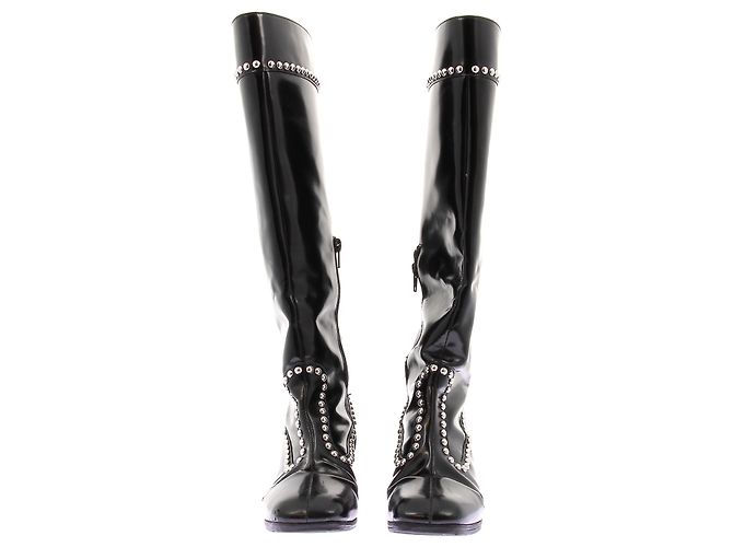 Maryam Nassir Zadeh Botas de tacón negras Negro - vista 4