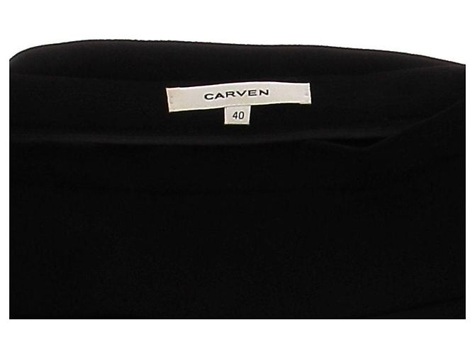 Carven Schwarzer kurzer Rock Größe 40 - Ansicht 5