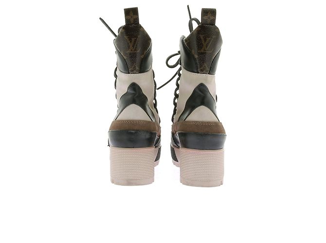 Louis Vuitton Botas deserto 'Lauréate' Caqui - vista 5