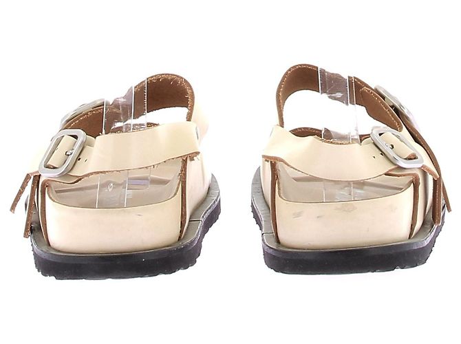 Birkenstock Sandali in pelle "Milano" Cammello - vista 5