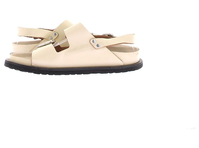 Birkenstock Sandali in pelle "Milano" Cammello - vista 8