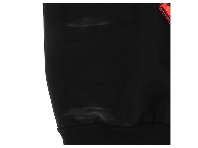 Versace Schwarzer Sweatshirt mit Ausschnitt am Rücken - Ansicht 6