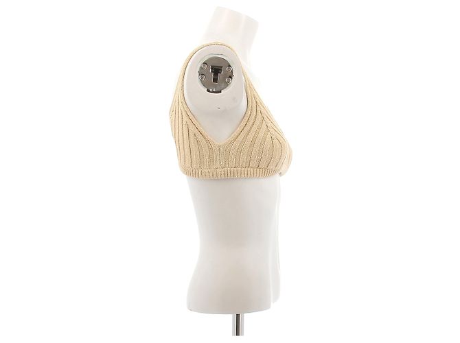 Autre Marque The Knotty Ones Stricktop Camel Baumwolle S Kamel - Ansicht 3