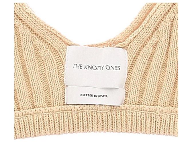 Autre Marque The Knotty Ones Stricktop Camel Baumwolle S Kamel - Ansicht 6