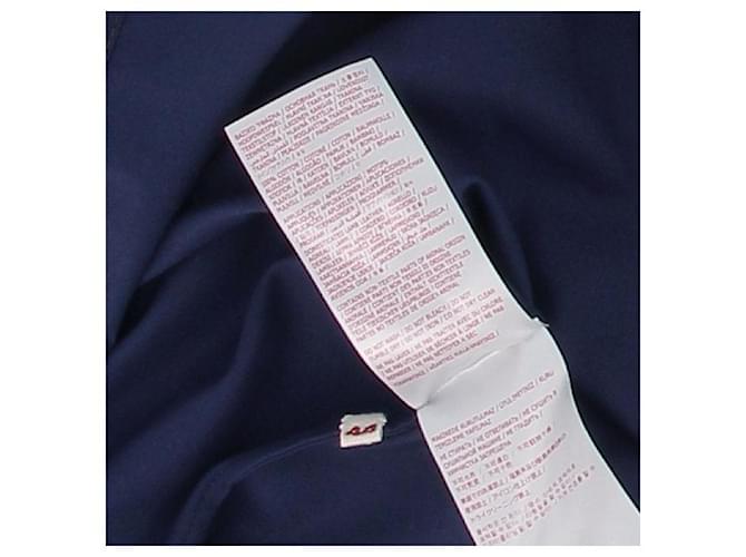 Camicia Marni a maniche corte blu navy in cotone - vista 7
