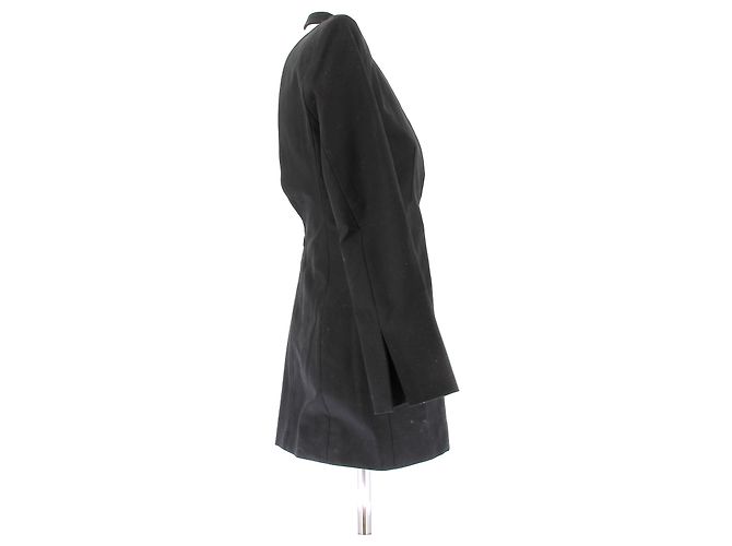 Elia Essentials. Vestido negro de algodón Elia Essentials ESSE talla 34 - vista 3