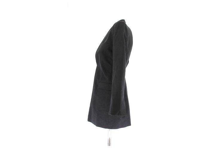 Elia Essentials. Vestido negro de algodón Elia Essentials ESSE talla 34 - vista 4