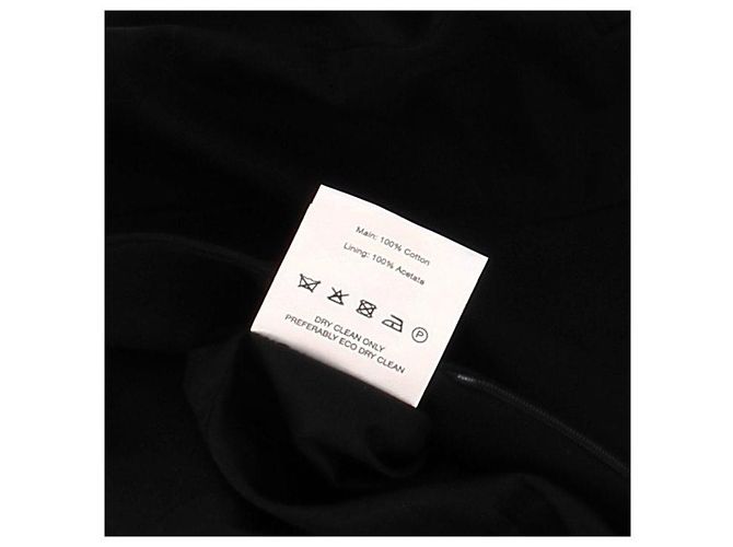 Elia Essentials. Vestido negro de algodón Elia Essentials ESSE talla 34 - vista 6