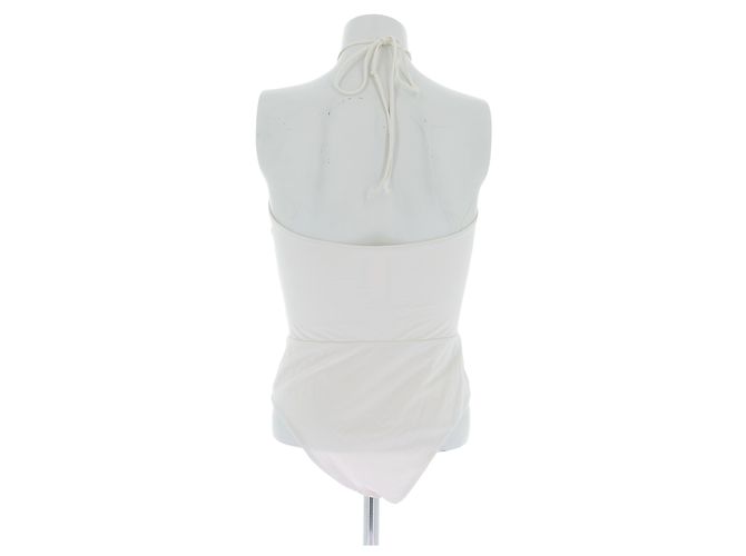 Autre Marque Einteiliger Badeanzug in Creme Khaki - Ansicht 2
