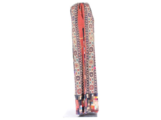 Pierre Louis Mascia Pantalón de seda Multicolor - vista 4