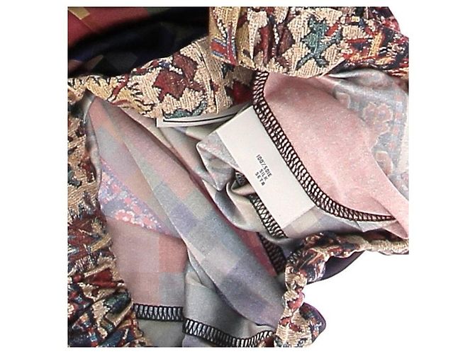 Pierre Louis Mascia Pantalón de seda Multicolor - vista 7