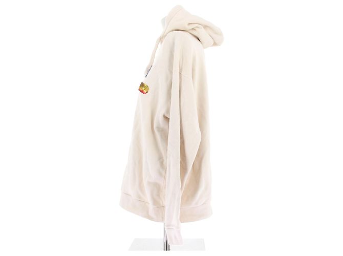 Gucci Moletom com capuz bege com strass Camelo - vista 4