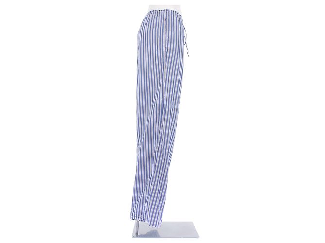 Autre Marque Pantalón a rayas azules y blancas - vista 3