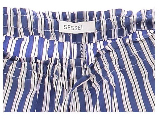 Autre Marque Pantalón a rayas azules y blancas - vista 6