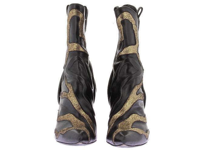 Louis Vuitton Botas de cuero Negro - vista 4