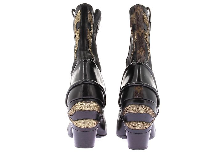Louis Vuitton Botas de cuero Negro - vista 5