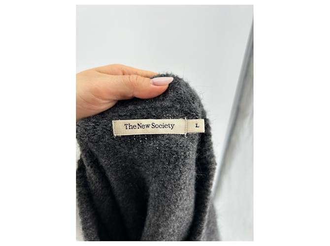 Autre Marque THE NEW SOCIETY Pullover Dunkelgrau - Ansicht 5