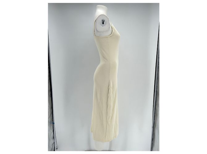By Malene Birger Trägerloses Maxikleid Ecru Khaki - Ansicht 3