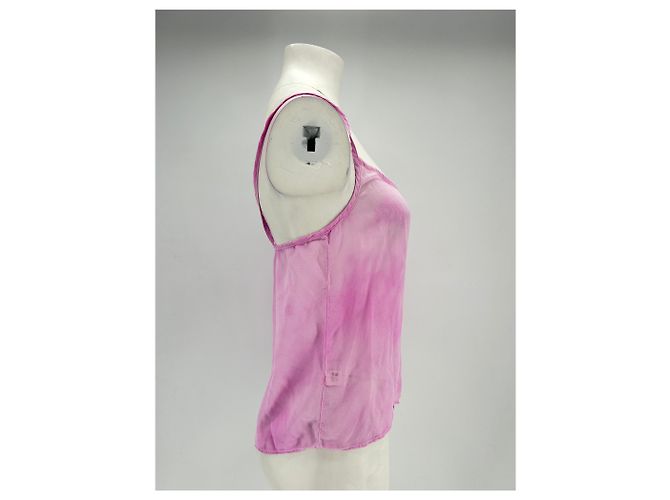 Autre Marque SUNDAY SAINT-TROPEZ Seidentop Lila mit Trägern - Ansicht 3