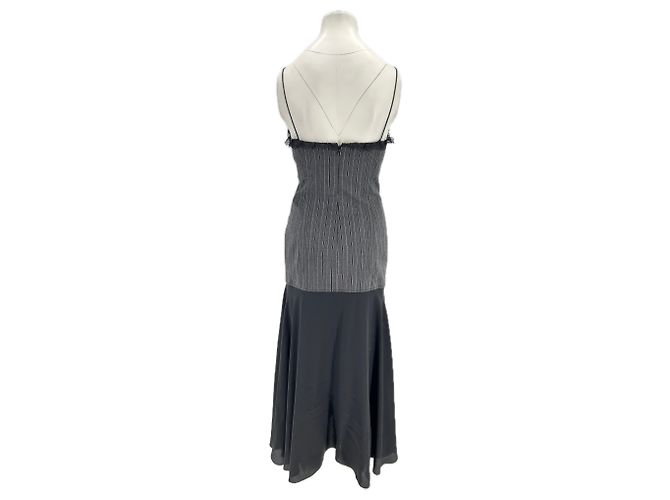 Alessandra Rich Robe en laine noir - view 2