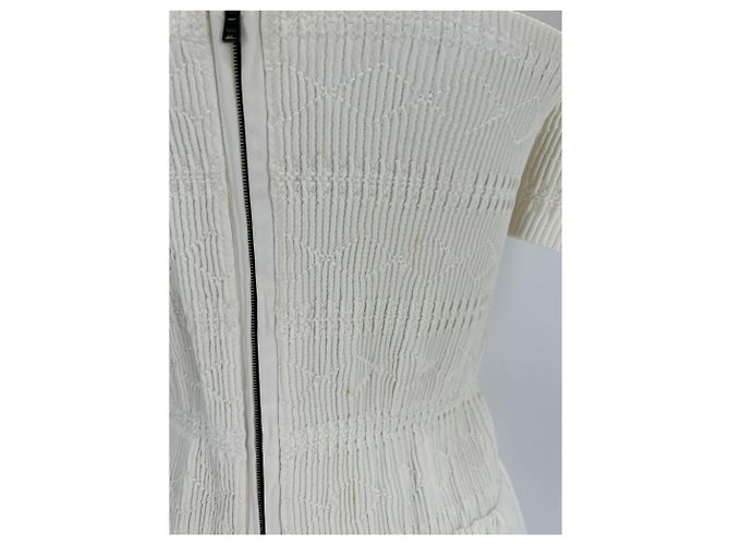 Fendi Maxikleid weiß schulterfrei - Ansicht 5