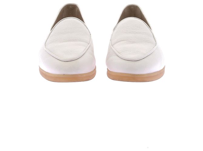Autre Marque Mocassini in pelle bianca BAUDOIN & LANGE 39 Bianco - vista 4