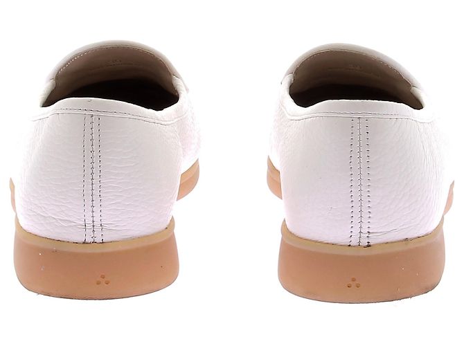 Autre Marque Mocassini in pelle bianca BAUDOIN & LANGE 39 Bianco - vista 5