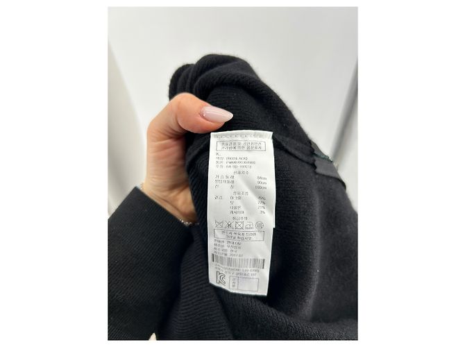 Autre Marque Moletom SJYP preto com listras bege e vermelhas - vista 6