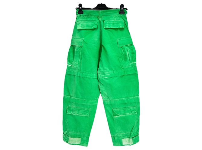Autre Marque Pantalón cargo verde flúor DARKPARK - vista 2