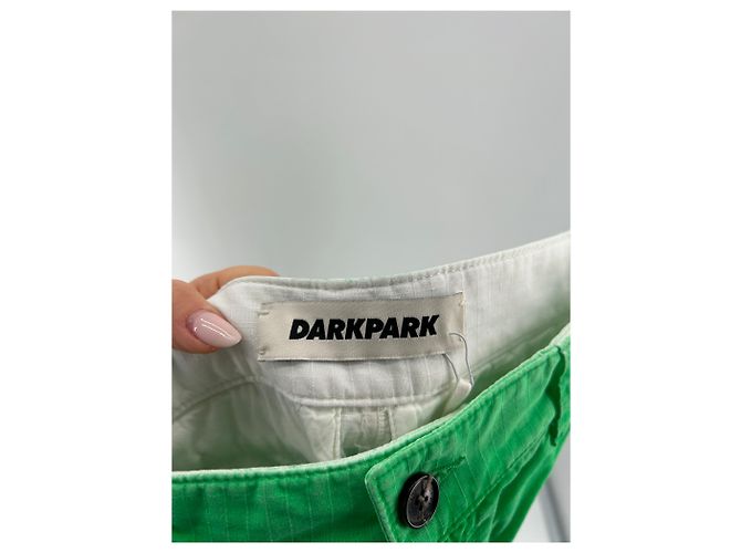 Autre Marque Pantalón cargo verde flúor DARKPARK - vista 3