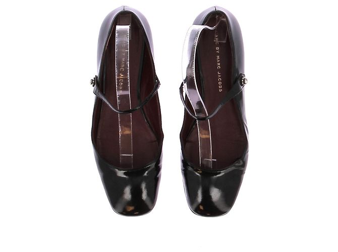 Marc Jacobs Ballerine in pelle verniciata Nero - vista 6