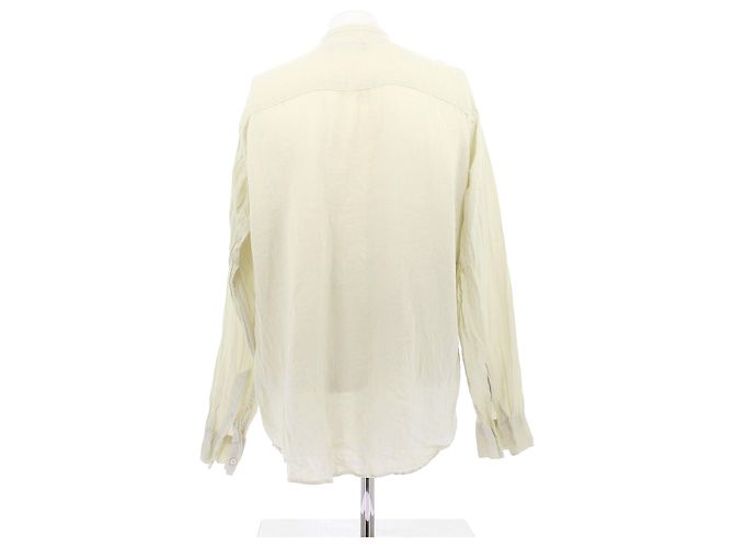 Autre Marque Camicia in lino verde chiaro - vista 2