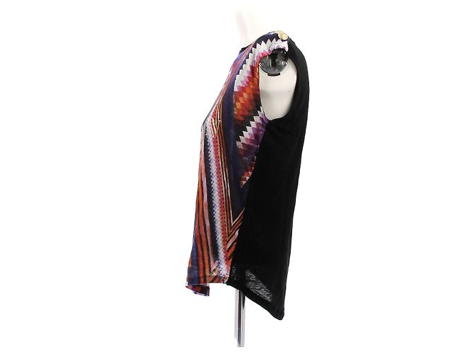 Balmain Camiseta sin mangas de lino estampada Multicolor - vista 4