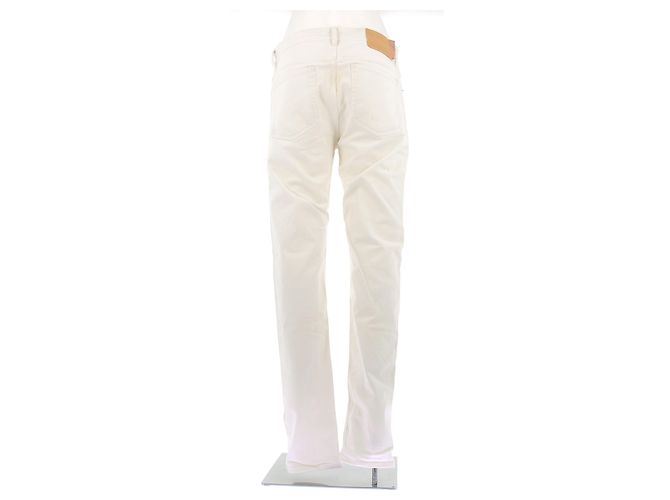 Vaqueros Acne Studios blancos de algodón - vista 2