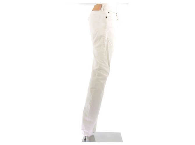 Vaqueros Acne Studios blancos de algodón - vista 3