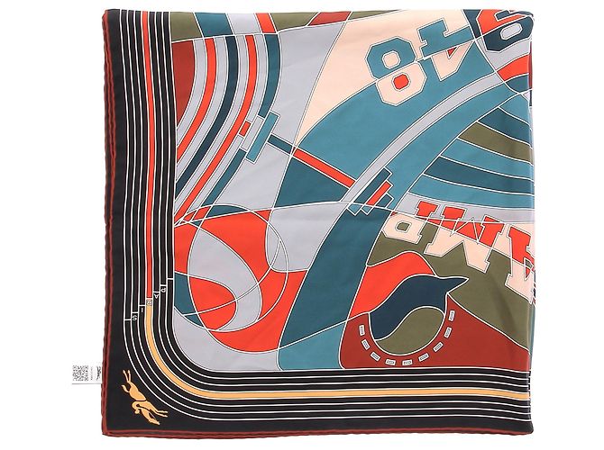 Seidenschal "Longchamp Paris 1948" - Ansicht 2