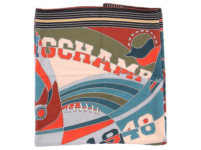 Seidenschal "Longchamp Paris 1948" - Ansicht 4